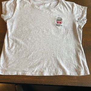 Mini Fit “Send Noodles” T-shirt in light grey